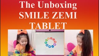 The Unboxing SMILE ZEMI TABLET ||The Advance Learning Studies Of Hana