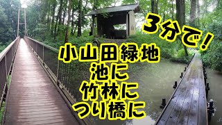 3分で小山田緑地！