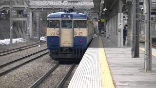 猿橋駅115系スカ色発車