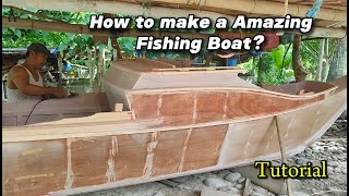 How to make a Amazing Fishing Boat ( TUTORIAL) |  KABANTAY