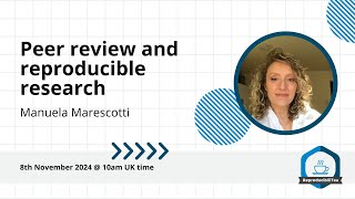 Academic Publishing and Peer Review | Dr Manuela Marescotti