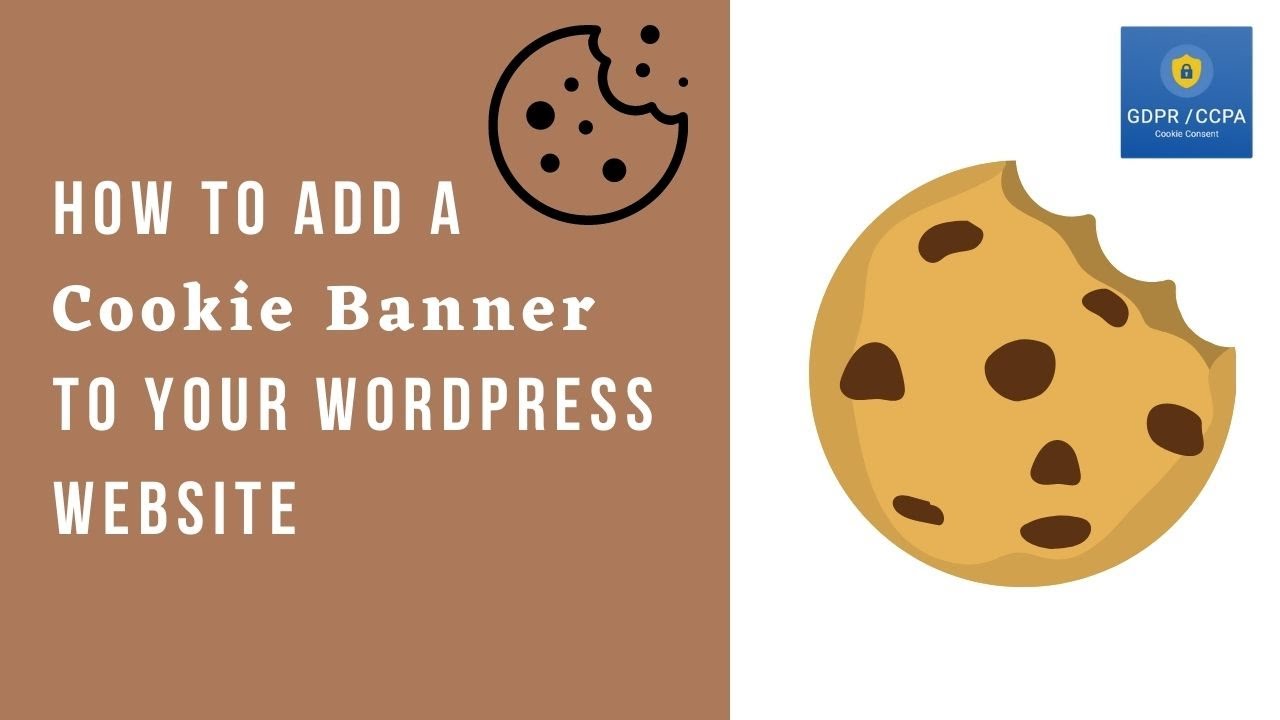 How To Add Cookies Popup To Your WordPress Website - YouTube