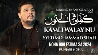 Ayam e Fatimiyah Noha 2024 | KAMLI WALE NU | Syed Mohammad Shah | Punjabi Noha Bibi Fatima 2023-24