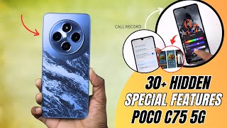 Poco C75 5g Tips And Tricks 🔥 Hidden Top 30+ Special Features | poco c75