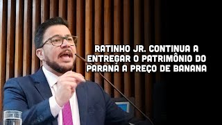 Arilson denuncia: Ferroeste à venda! Ratinho Jr. quer entregar o patrimônio do PR a preço de banana!