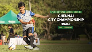 SRM Institute vs Loyola College | CB | Chennai Finals 2022-23 | RFYS