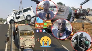 Grave accident :11😭 mOrts  dans un Accident sur l'autoroute à Péage Ila Touba entre Refane et Bambey