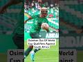 Osimhen Out of World Cup Qualifiers Due to injury. Replaced my Enugu Rangers Defender #supereagles