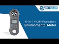 REED Instruments LM-8000 6-in-1 Multi-Function Environmental Meter