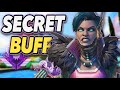 They gave her a SECRET BUFF that nobody is talking about..