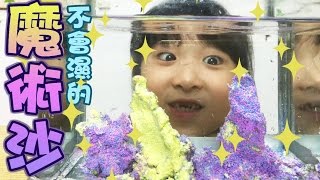 放在水裡也不會濕的神奇魔術沙NyoNyoTV 妞妞TV]