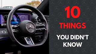 10 Things you DIDN'T KNOW about your Mercedes!