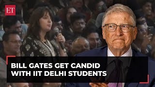Bill Gates in India: Microsoft founder gets candid with IIT Delhi students in a rapid fire chat