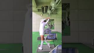 🦩🦩🦩여자프로 중 최고의 밸런스를 가진 이루나 프로 스윙👍 💖예쁜여자골퍼 Great swing🏾🔥#golf #shorts