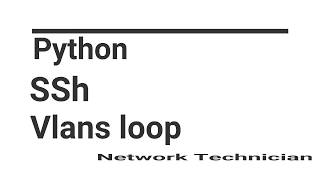 Python 3 SSH | vlans