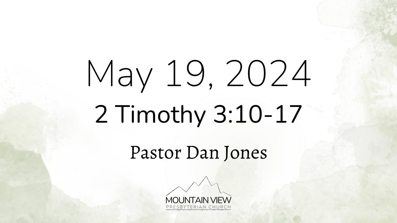 Sermon 4 19 24 Youtube