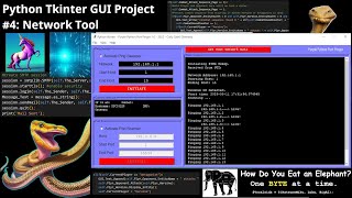 Python Tkinter Project 04: Network Tool