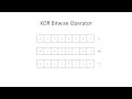 Bitwise Operators 3: The XOR Operation