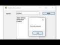How to prevent duplicate items add into Listbox- VB.net