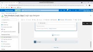 logic apps text analysis blob storage