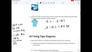 Unit 4 lesson 6 increase and decrease