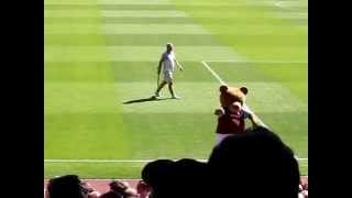 West Ham mascot closes his ears