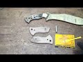 making a chopper knife from a truck leaf spring my best knives