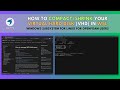 9. How to compact/shrink your Virtual Hard Disk in WSL (VHD)