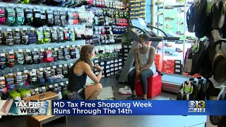 Maryland Tax Free Shopping Week Is Underway