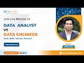 Live Webinar on Data Analyst vs Data Engineer which one to choose in 2023?