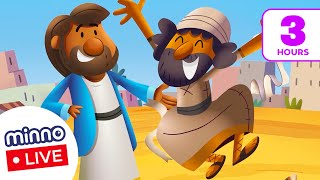🔴 3 Hours of Bible Stories for Kids (Jesus, Creation, Fruit of the Spirit, Armor of God, & MORE!)