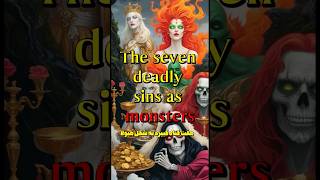 the seven deadly sins as monsters | هفت گناه کبیره به شکل هیولا #ai #sevendeadlysins #monster