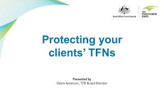 Protecting your clients’ TFNs