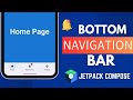 BottomNavigation Jetpack Compose 🚀 | Android Studio | 2024