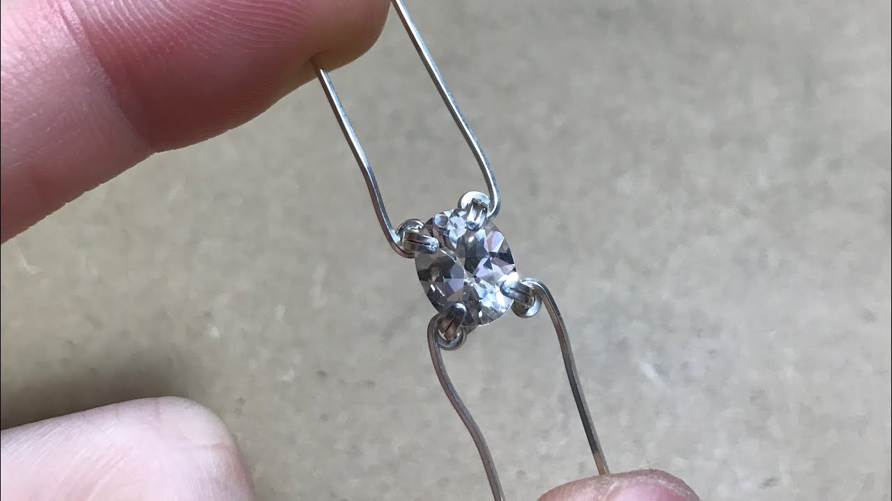 Wire Wrapping Tutorial Prong Setting Youtube
