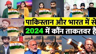 Reaction To India vs Pakistan 2024 Military Power comparison | Mix Mashup Reactions