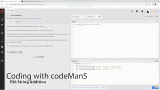 (Archived) Codewars 8 kyu ES6 String Addition JavaScript