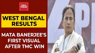 West Bengal Assembly Elections 2021 Result: First Visual Of TMC Chief Mamata Banerjee | WATCH