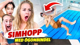 SIMHOPP med ÖGONBINDEL *Sjuka fails 😂*