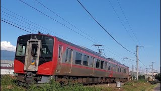 金具田踏切～石合踏切16:22通過『しなの鉄道SR1系S304編成 普通 長野行き』