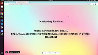 Overloading Functions in Python - @singledispatch