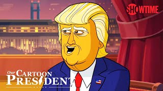 'Cartoon Trump’s First Date w/ CNN' Ep. 304 Clip | Our Cartoon President | SHOWTIME