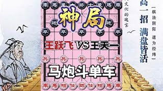 中国象棋 :王跃飞vs王天一 艺高人胆大 把和棋走赢了 无车对有车 早点休息