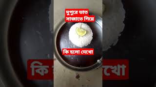 দুপুরে ভাত খেতে গিয়ে কি হলো#shot #viral