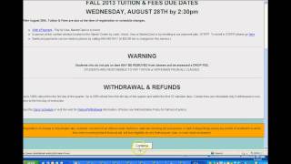Registering (Dropping) w. Web Reg. Link