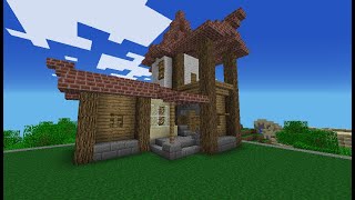Making a simple house in Minecraft PI Edition
