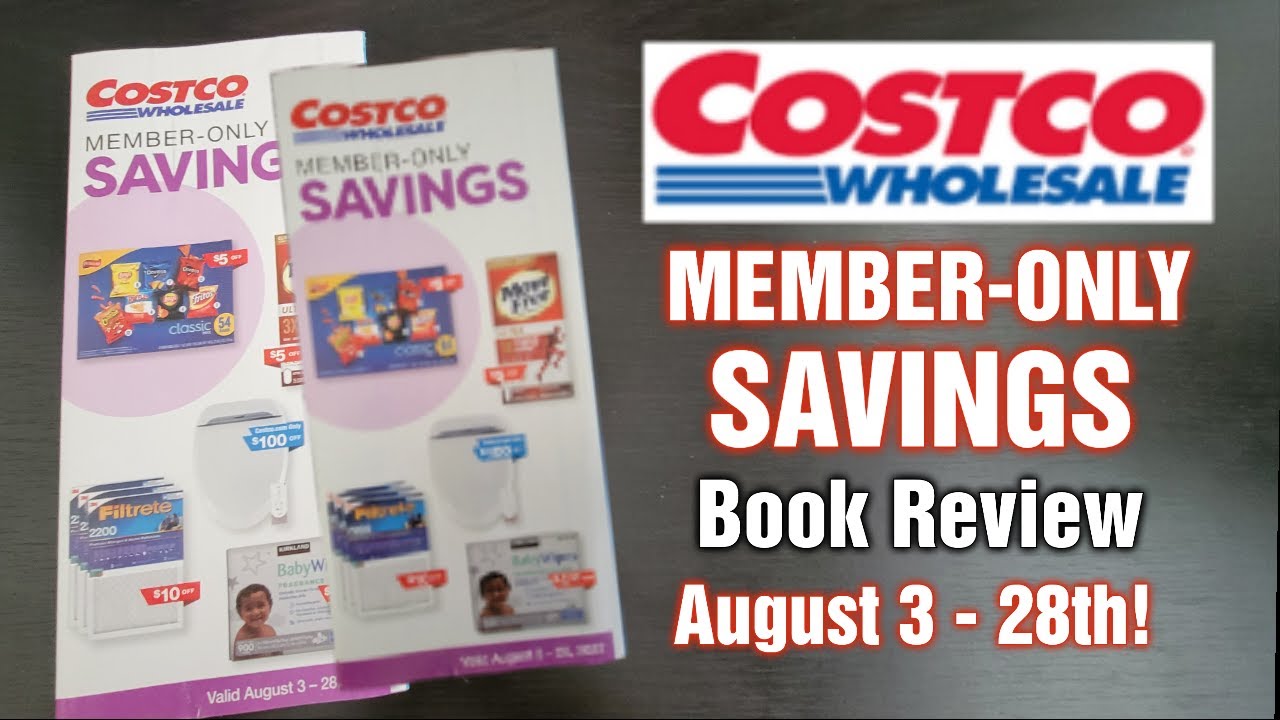 COSTCO Member-Only Savings Coupon Book Review For AUGUST SALE!🔥 - YouTube