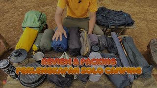 REVIEW PERLENGKAPAN DAN PERALATAN SOLO CAMPING/HIKING