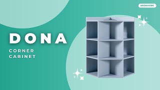 Smart Storage Solutions for Small Spaces: Naomi Home | Dona Corner Cabinet