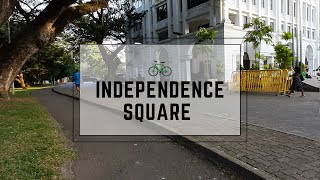 CYCLING THE BICYCLE PATH AT INDEPENDENCE SQUARE | COLOMBO | SRI LANKA